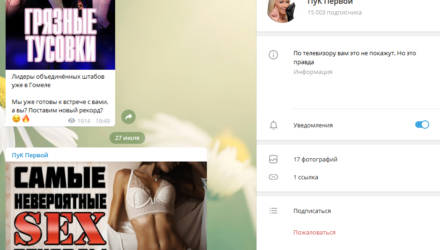 Порно-пародия на Telegram-канал Тихановской бьёт рекорды по популярности