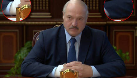 Лукашенко серьёзно болен или это последствия COVID-19? Президент появился на публике с катетером на правой руке и неизвестным устройством на левой