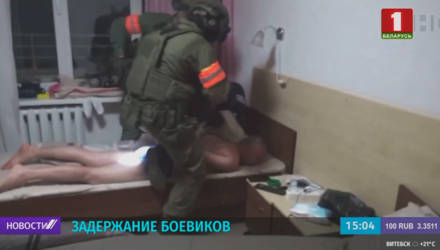 Под Минском задержаны 32 боевика иностранной частной военной компании (видео)