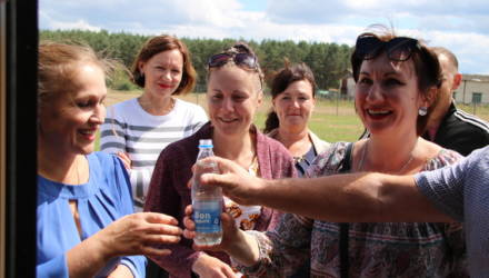 Пришла чистая вода: в деревне Грабовка под Гомелем открыли станцию обезжелезивания