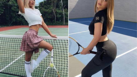 Красотки из Instagram увлеклись теннисом ради красивых фото в мини, и лучше тренда уже не будет