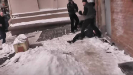 Задержан гомельский "вор в законе" Саша Кушнер, который ножом угрожал бойцу СОБР