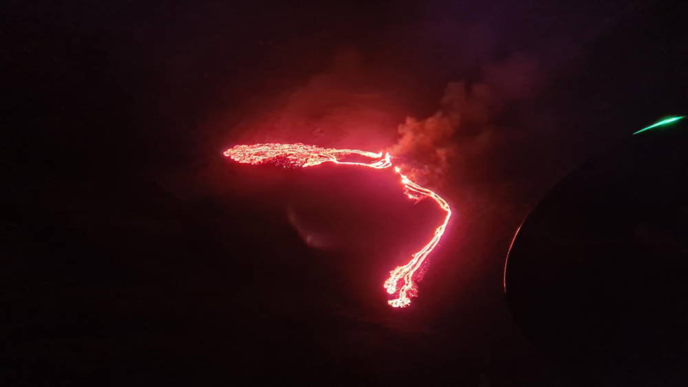 В Исландии произошло крупное извержение вулкана Фаградалсфьяль