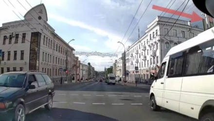 Гомельская ГАИ оформила хет-трик из маршруток-нарушителей. И все – на Советской