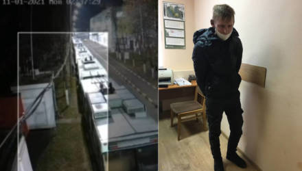Задержан уроженец России, который в Гомеле поджёг автомобиль силовика и проколол колёса 39 троллейбусов – подробности