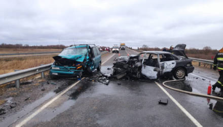 Смертельное ДТП в Житковичском районе – погиб водитель, ещё три человека в больнице
