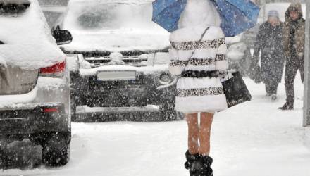 Гомельщину завалит снегом: синоптики объявили оранжевый уровень опасности на воскресенье