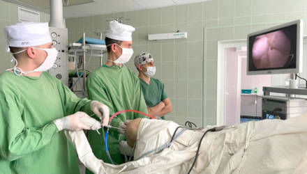 В Речицкой ЦРБ выполнена первая операция методом артроскопии. Длительность реабилитации больных минимальная