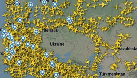 Беларусь закрыла часть воздушного пространства для полётов гражданских самолетов