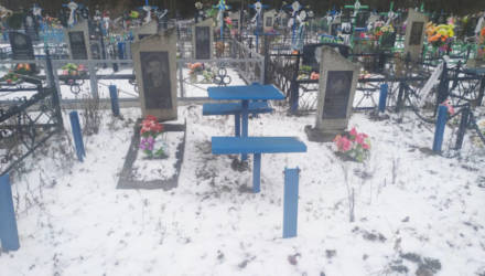 Вандалы в Речицком районе сняли элементы с могильных оград и сдали на металл в Гомеле