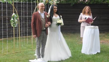 Выездная регистрация брака на белорусском языке состоялась в Гомельском районе