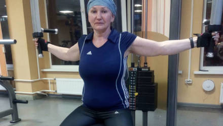 Гомельчанка Елена Козырева вот уже три года не пропускает тренировки: они дают позитив и заряд энергии