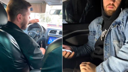 «Заказала эконом – сиди молча!» Постановочное видео с якобы таксистом-хамом из Гомеля набрало почти миллион просмотров