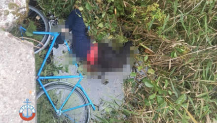 На Гомельщине велосипедист утонул в канаве глубиной по колено