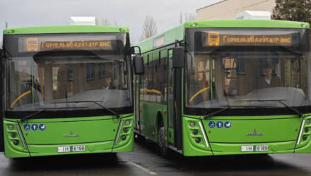Десять новых автобусов пополнят автопарк Гомеля. Две машины уже переданы в АП № 6