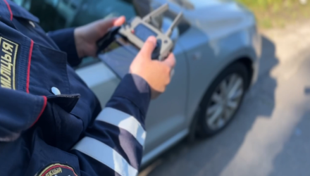 ГАИ в Мозырском районе запускает дроны, чтобы выявить нарушителей