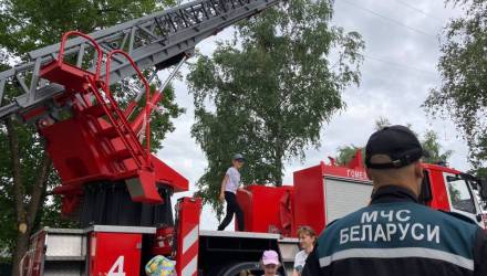 В Гомеле открыли первый в Беларуси Сквер спасателей