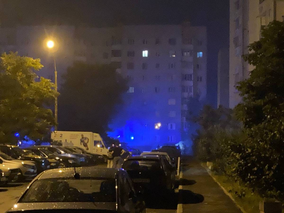 Возгорание авто Макаенка