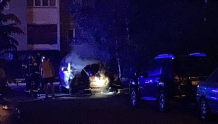Возгорание авто Макаенка