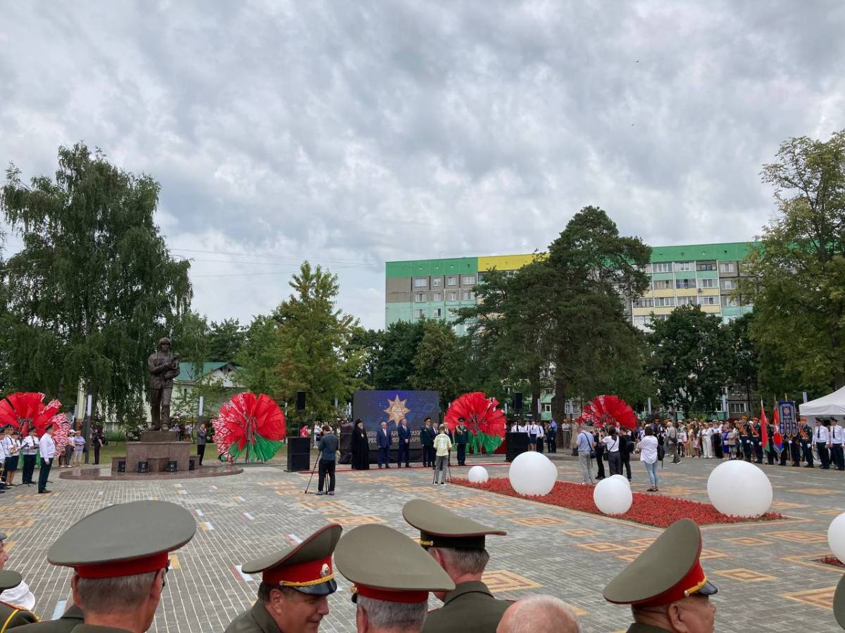 Открытие сквера МЧС