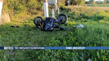 ДТП под Буда-Кошелёво: мотоциклист получил травмы и оказался в реанимации