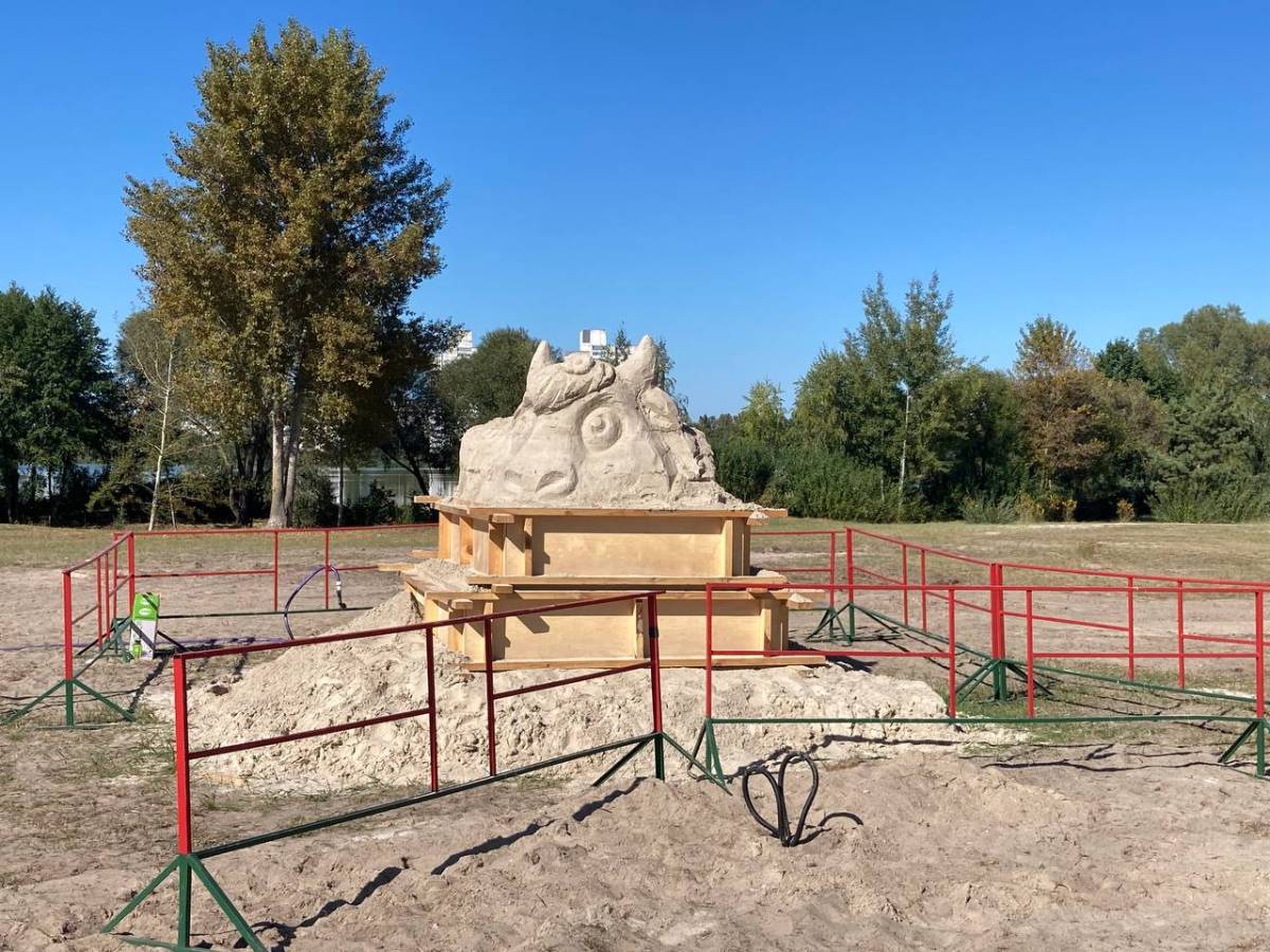 фигуры из песка в гомеле работа 