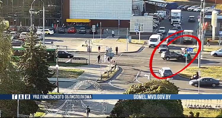 момент ДТП на проспекте речецком