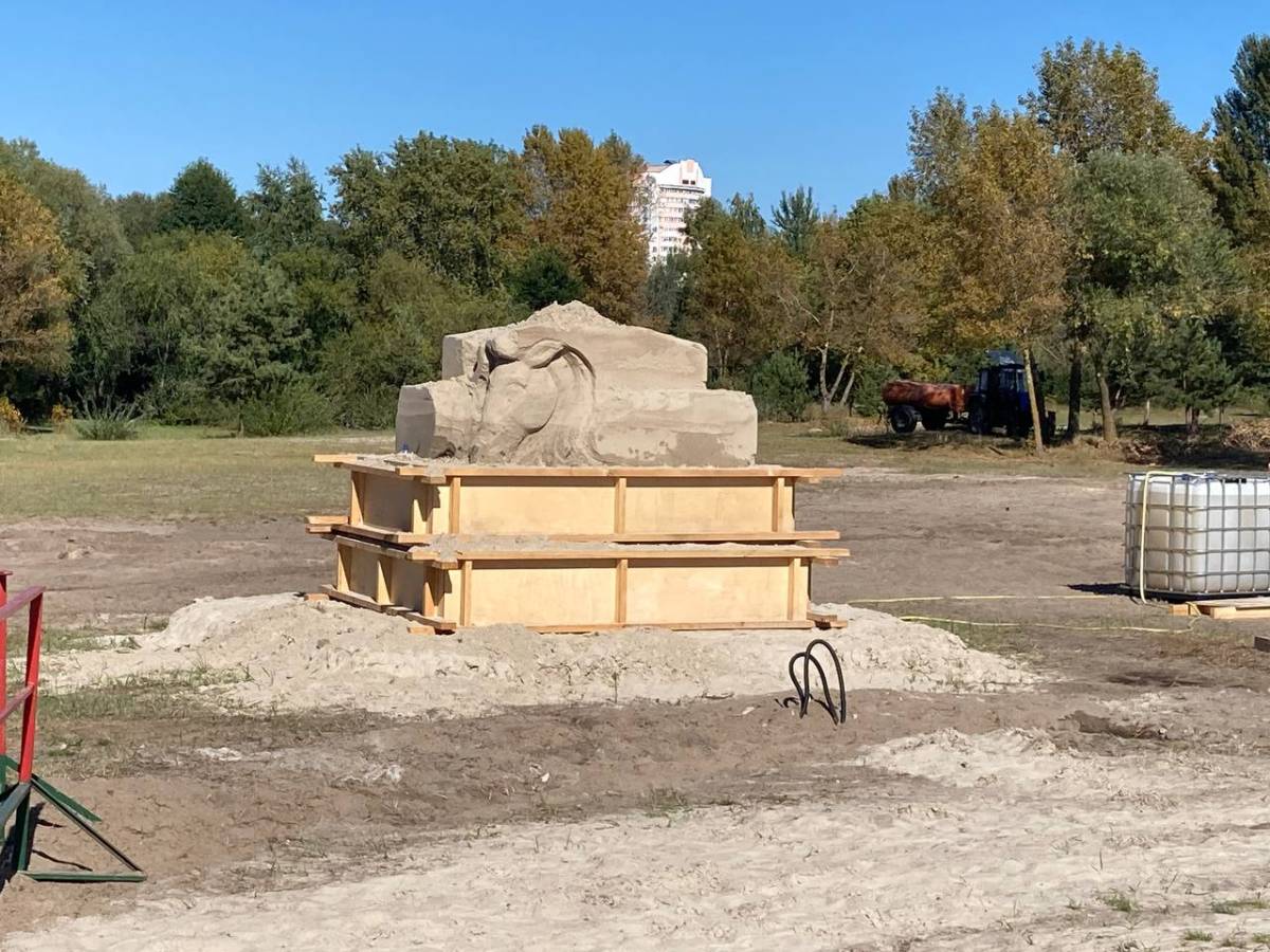 фигуры из песка в гомеле
