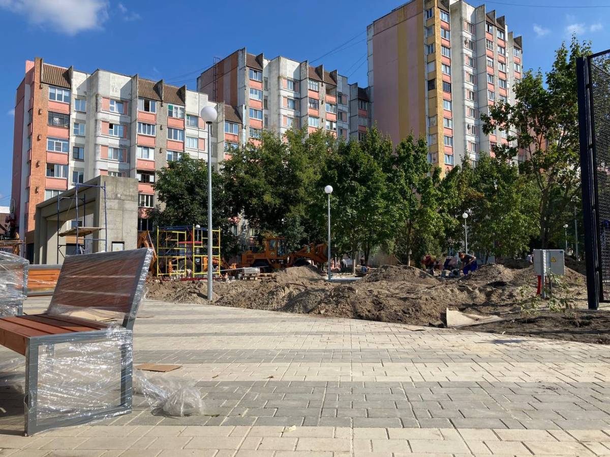 Благоустройство сквера Энергетиков в Гомеле