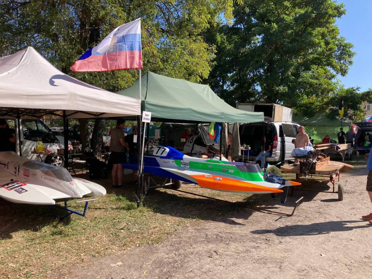 лагерь участников водно-моторного спорта в Гомеле Кубок Беларуси и Кубок СНГ
