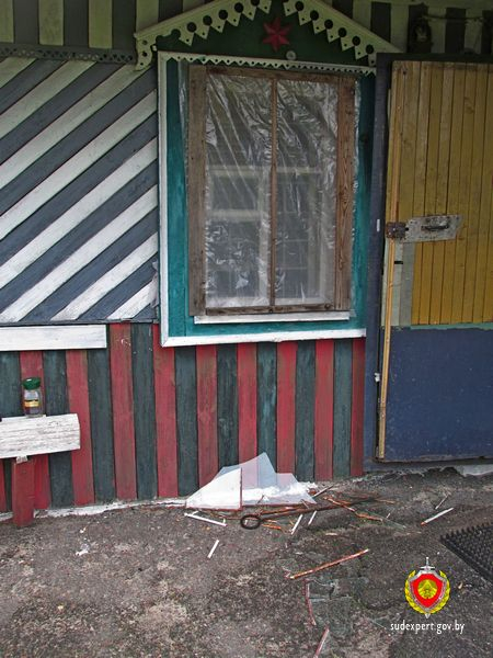 улики на месте преступления в Мозыре