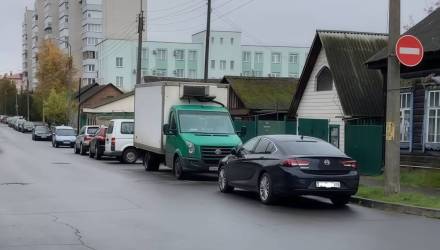 На улице Тельмана в Гомеле снова действует одностороннее движение