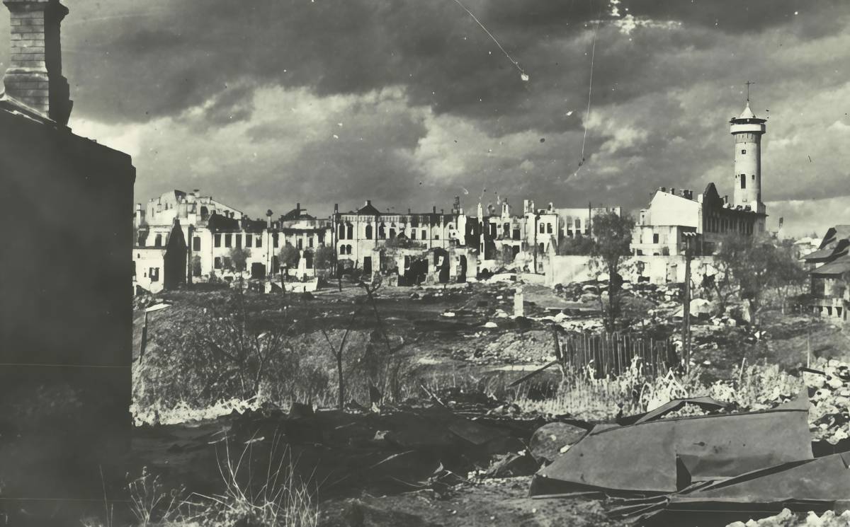 Освобожденный Гомель 1943