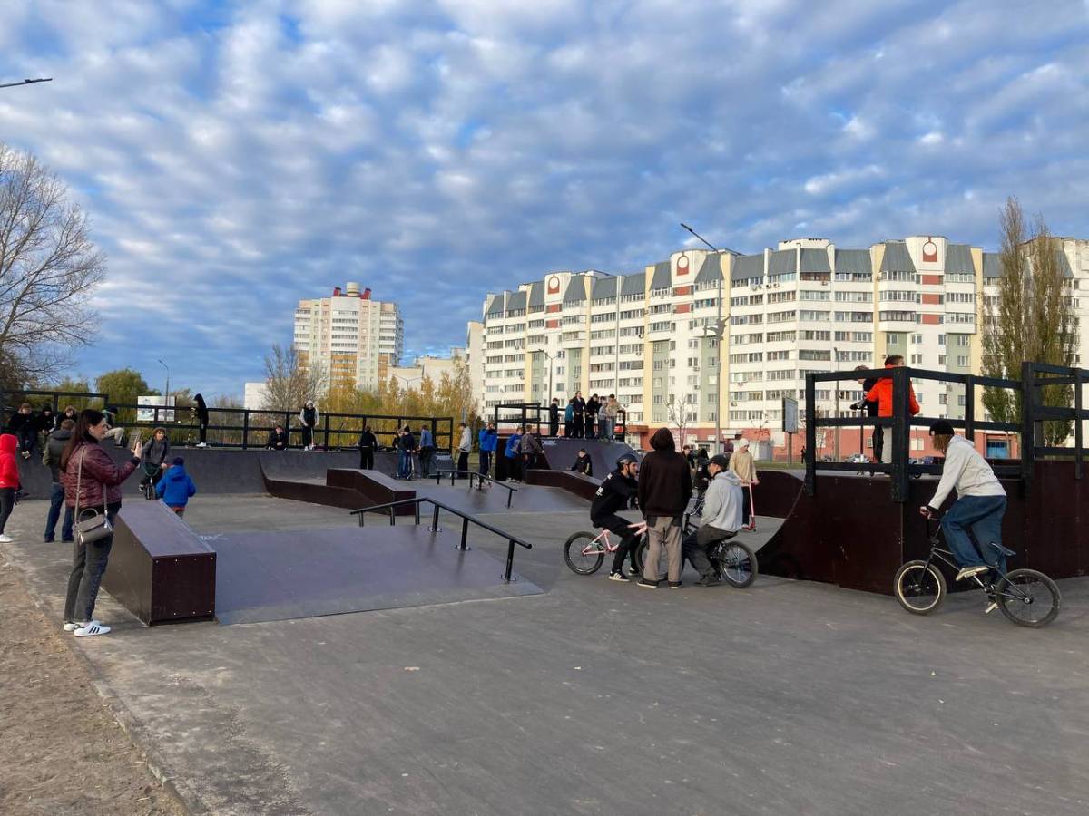 скейт-парк точка притяжения в Гомеле