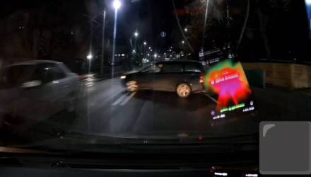 Опасный маневр на Полесской в Гомеле