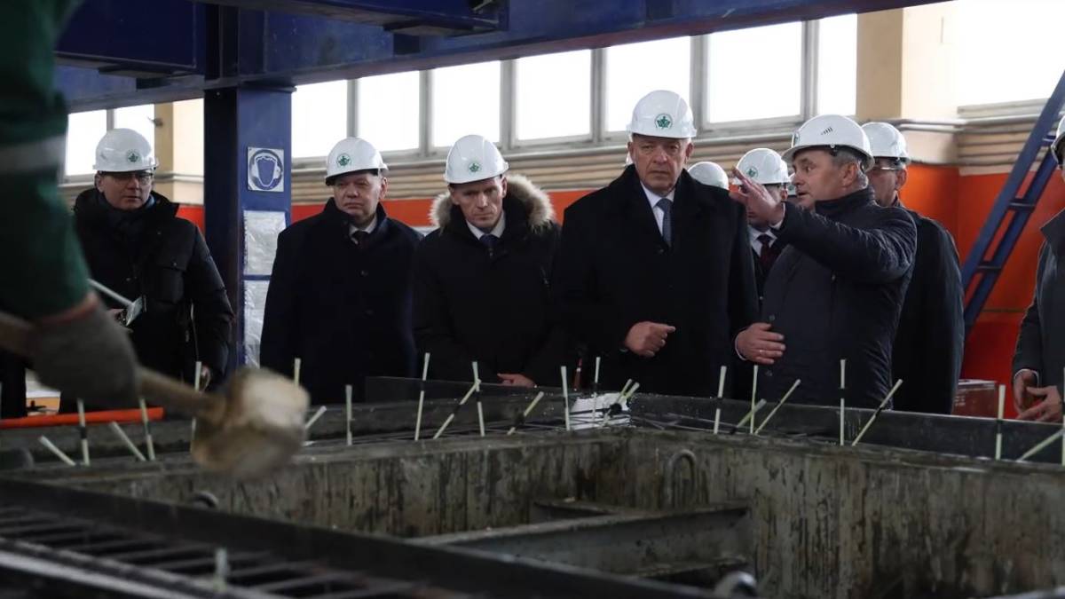 Факт, который удивил делегацию: фундамент заливали 25 часов без остановки