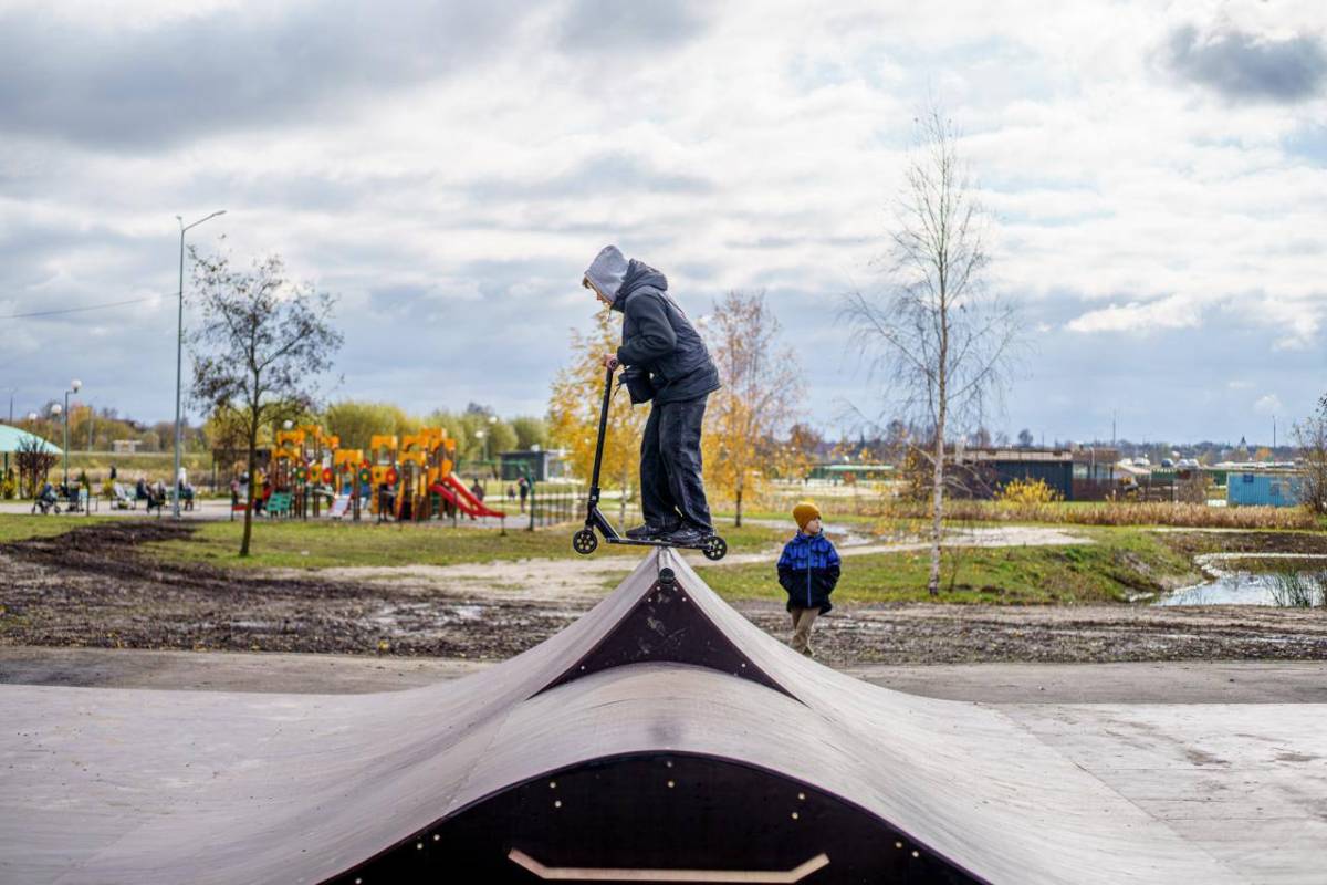 в Гомеле открыли скейт-парк