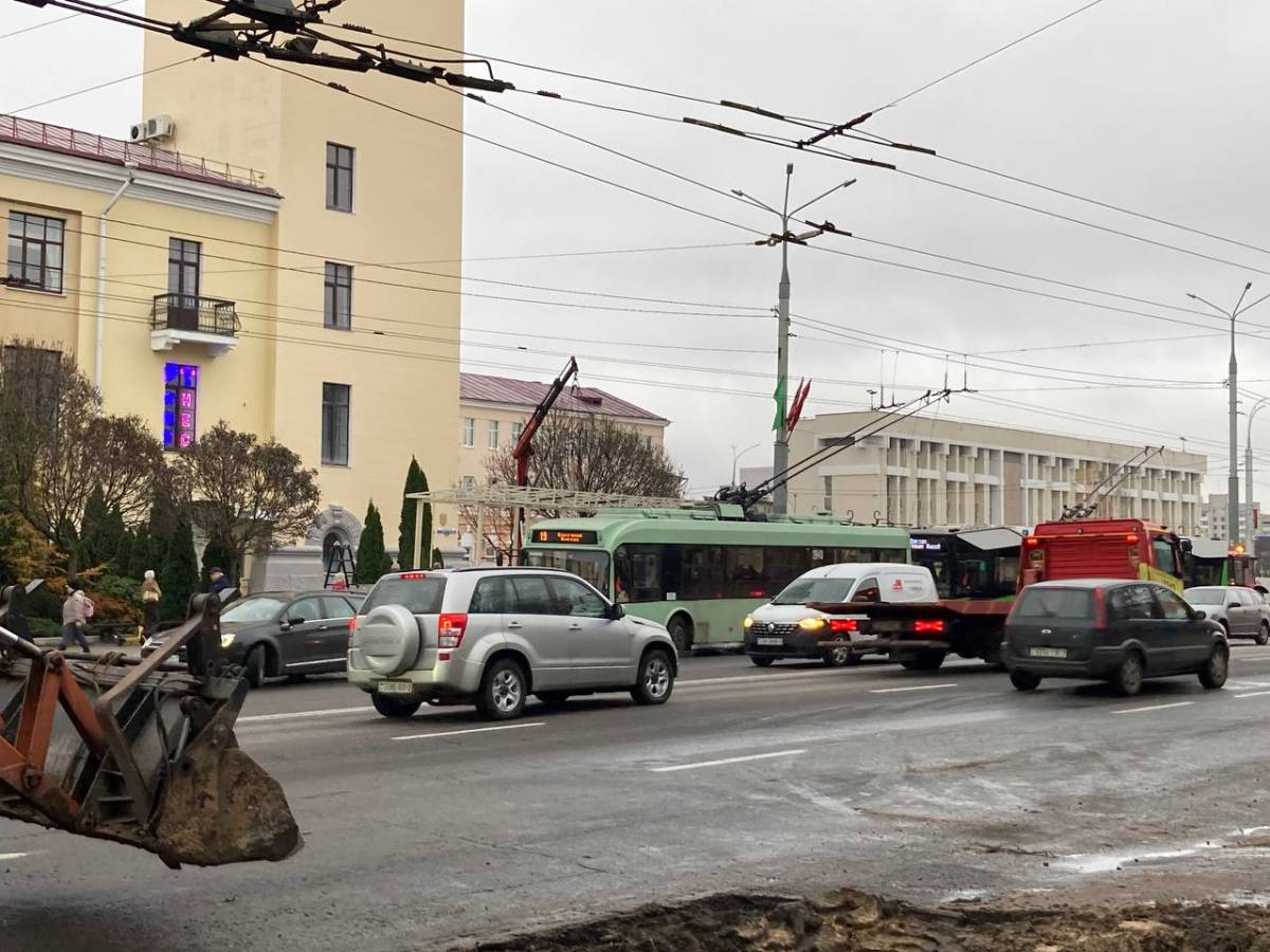 движение на советской в Гомеле 8 марта