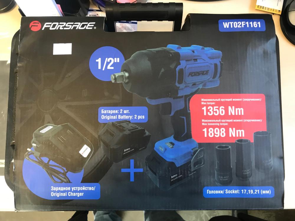 Аккумуляторный гайковёрт FORSAGE — превышение содержания свинца