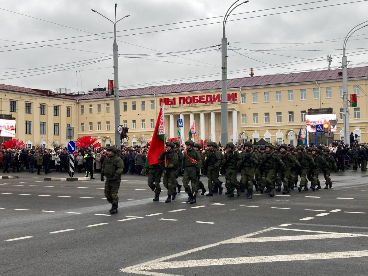 парад в Гомеле