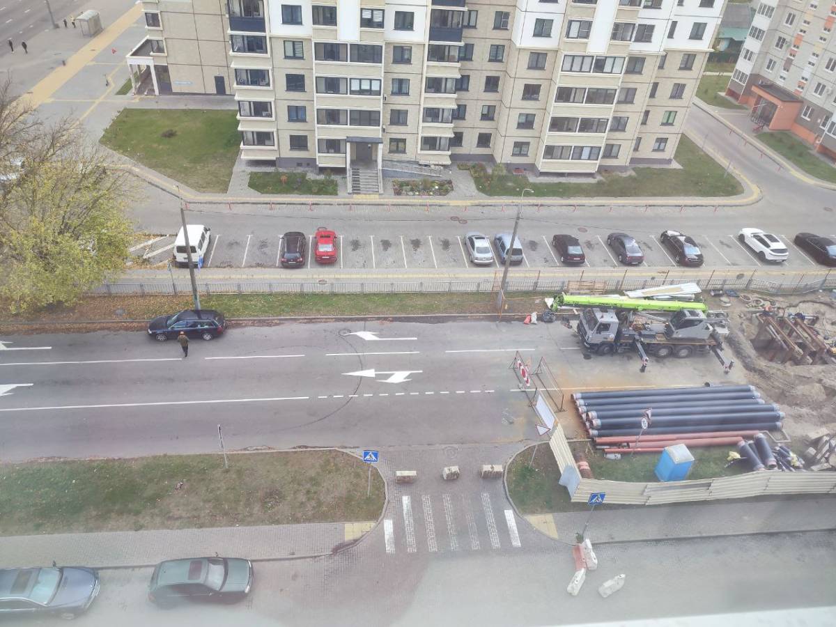 Закрытие движения на улице Гомельской в Гомеле продлено до 7 декабря