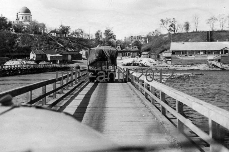 перправа через Сож сороковые года