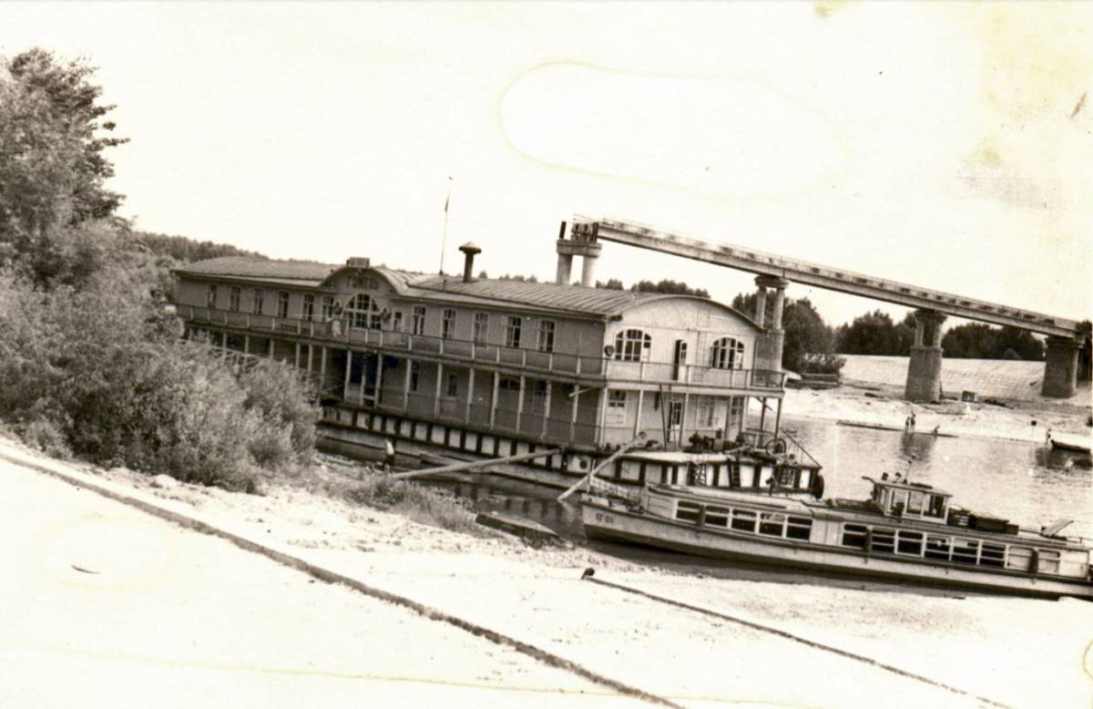 строительсвта мосат через СОЖ Гомель