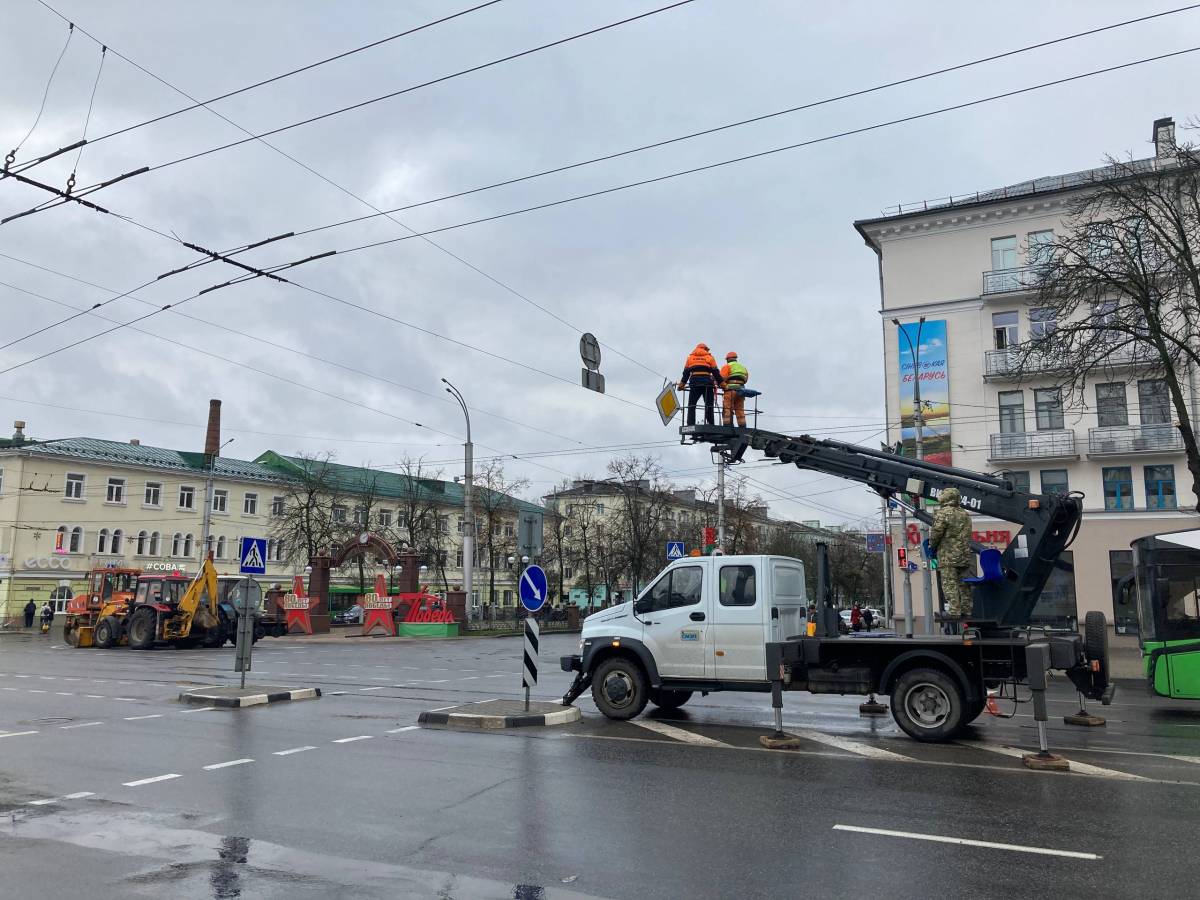 Советская в Гомеле получает визуальное и функциональное обновление
