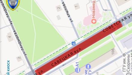 В Гомеле временно ограничат движение по ул. Советской