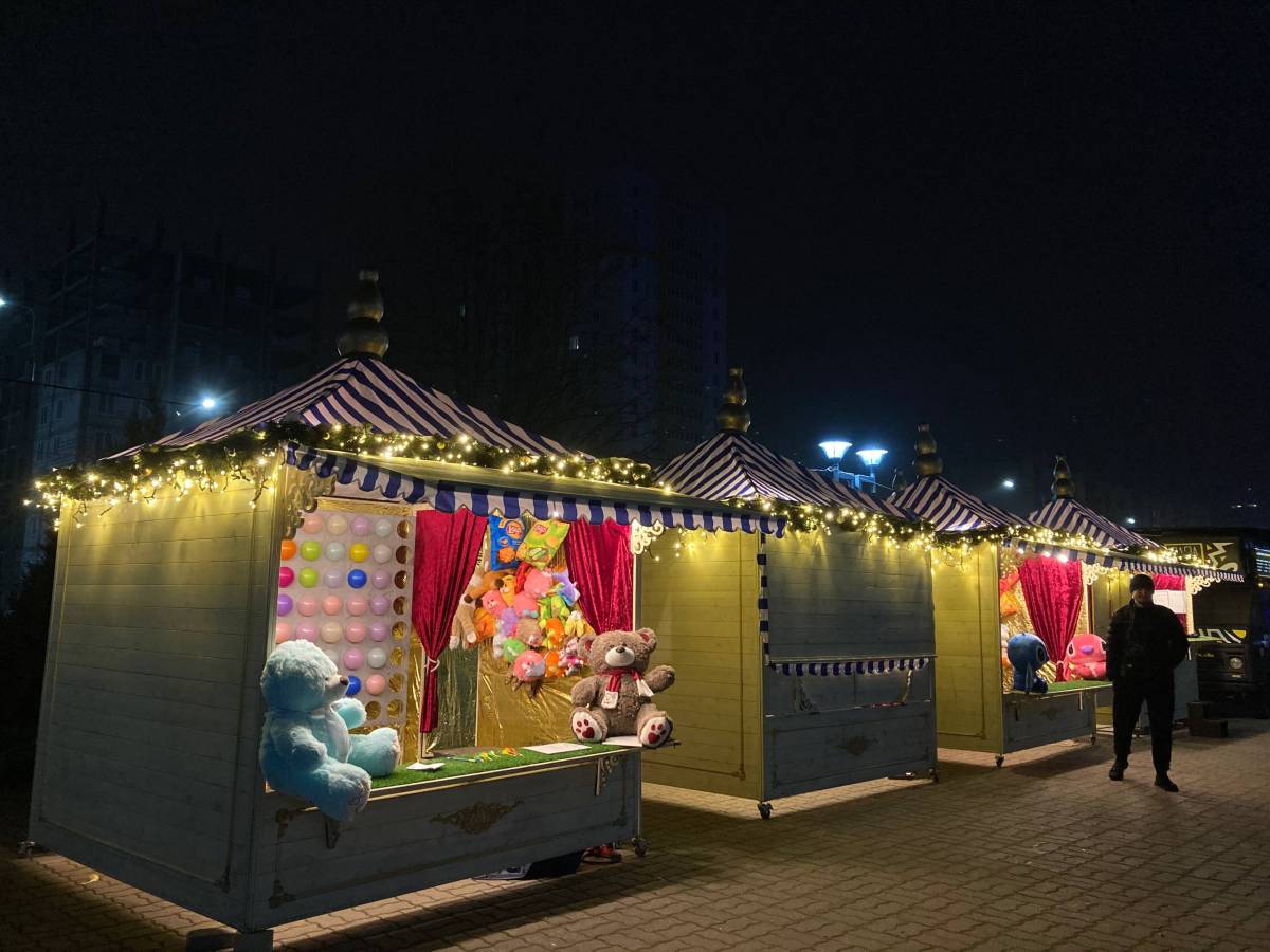 Площадка уже стала одним из центров зимнего и предновогоднего отдыха в Гомеле.