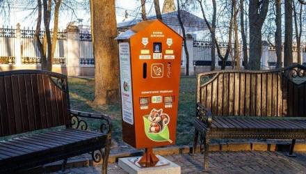 автоматы с кормом для белок