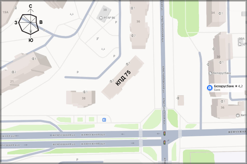 Адрес строительства: микрорайон №94–96, г. Гомель.