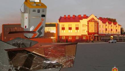 След на стекле вывел силовиков на хулигана в Турове