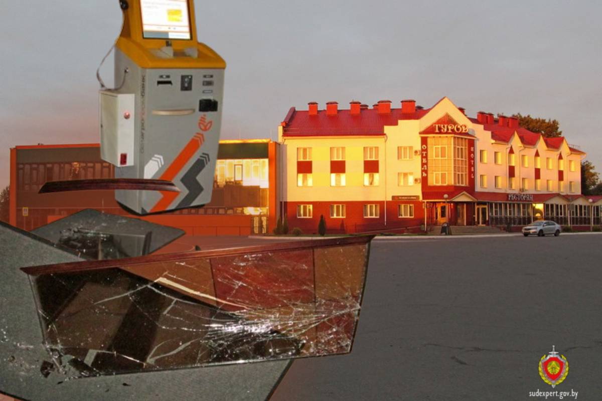 След на стекле вывел силовиков на хулигана в Турове